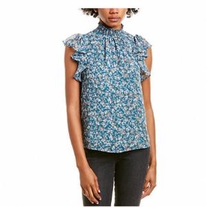 **1.STATE Keyhole Blouse